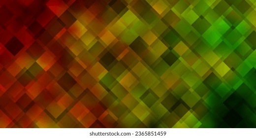 Light Green, Yellow vector backdrop with rectangles. Abstract gradient illustration with colorful rectangles. Pattern for commercials, ads.
