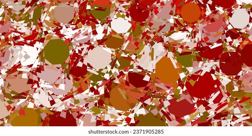 Light Green, Yellow vector backdrop with triangles, lines. Web material illustration with colorful abstract triangles. Start design for insperarion.