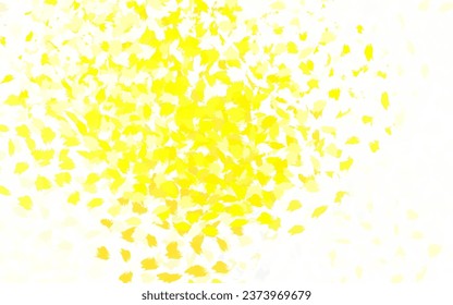 Light Green, Yellow vector backdrop with memphis shapes. Colorful chaotic forms with gradient in modern style. Modern design for your business card.