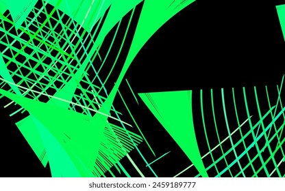 Light Green, Yellow vector backdrop with bent lines.