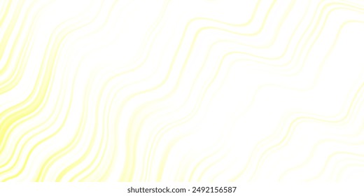 Light Green, Yellow vector backdrop with curved lines. Colorful illustration in abstract style with gradient. Template for cell phone screens.