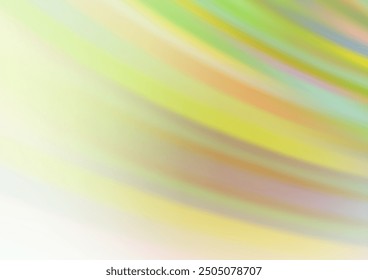 Light Green, Yellow vector backdrop with long lines. Blurred decorative design in simple style with lines. Smart design for your business advert.