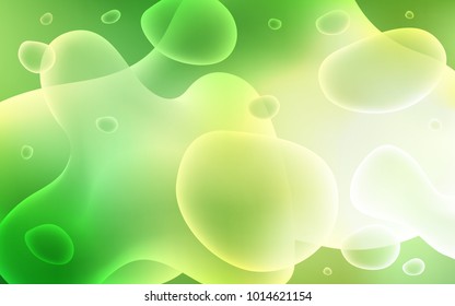 Light Green, Yellow vector background with abstract circles. Brand-new colored illustration in memphis style with gradient. Memphis style for your business design.