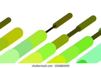 Light Green, Yellow vector background with straight lines. Modern geometrical abstract illustration with staves. The template can be used as a background.