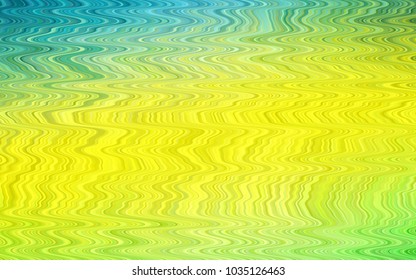 Light Green, Yellow vector background with lava shapes. Brand-new colored illustration in marble style with gradient. Marble design for your web site.