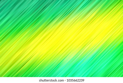 Light Green, Yellow vector background with lamp shapes. Blurred geometric sample with gradient bubbles.  New composition for your brand book.