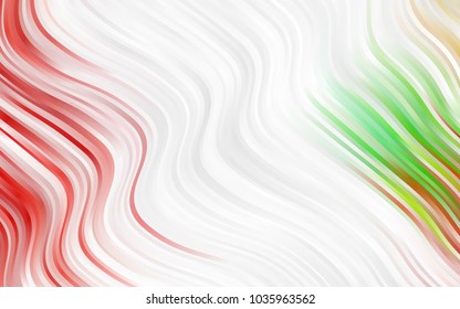Light Green, Yellow vector background with abstract circles. Colorful abstract illustration with gradient lines. Marble style for your business design.
