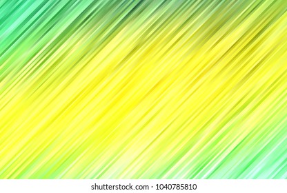 Light Green, Yellow vector background with bubble shapes. A sample with blurred bubble shapes. New composition for your brand book.