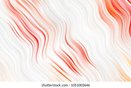 Light Green, Yellow vector background with curved circles. Blurred geometric sample with gradient bubbles.  A completely new template for your business design.