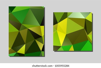 Light Green, Yellow vector background for presentations. Modern abstract design concept with colorful gradient. Completely new template for your brand book.