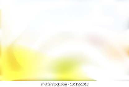 Light Green, Yellow vector background with abstract circles. Creative geometric illustration in marble style with gradient. Brand-new design for your ads, poster, banner.