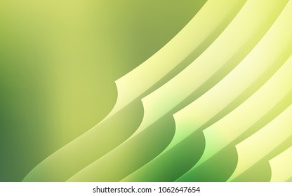 Light Green, Yellow vector background with straight lines. Blurred decorative design in simple style with lines. Best design for your ad, poster, banner.