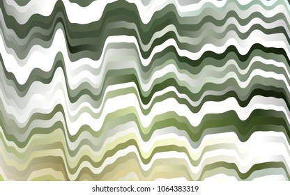 Light Green, Yellow vector background with abstract lines. Creative geometric illustration in marble style with gradient. A completely new template for your business design.