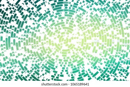 Light Green, Yellow vector background with bent ribbons. An elegant bright illustration with gradient. A new texture for your  ad, booklets, leaflets.