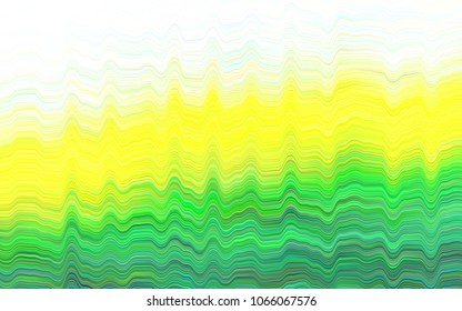 Light Green, Yellow vector background with lamp shapes. Geometric illustration in marble style with gradient.  A completely new template for your business design.