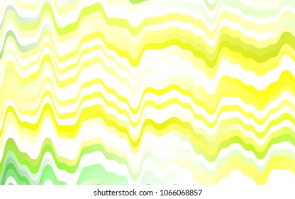 Light Green, Yellow vector background with bubble shapes. Creative geometric illustration in marble style with gradient. The best blurred design for your business.