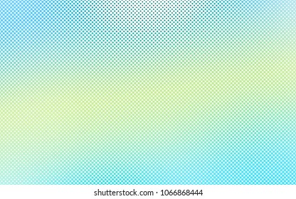 Light Green, Yellow vector  background with dots. Beautiful colored illustration with blurred circles in nature style. New design for ad, poster, banner of your website.