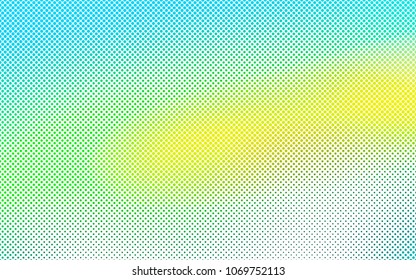 Light Green, Yellow vector  background with dots. Illustration with set of shining colorful abstract circles. The pattern can be used for aqua ad, booklets.