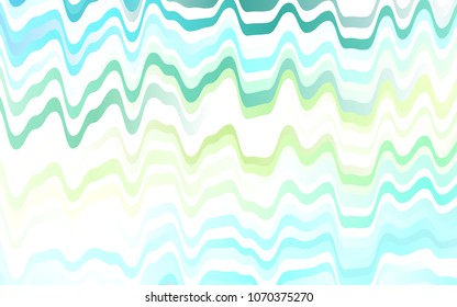 Light Green, Yellow vector background with liquid shapes. Brand-new colored illustration in marble style with gradient. A completely new template for your business design.