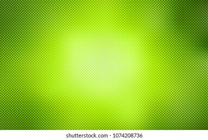 Light Green, Yellow vector background with bubbles. Beautiful colored illustration with blurred circles in nature style. New design for ad, poster, banner of your website.