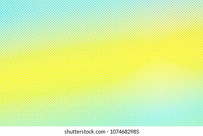 Light Green, Yellow vector  background with dots. Beautiful colored illustration with blurred circles in nature style. Completely new template for your brand book.
