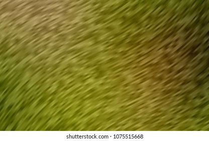Light Green, Yellow vector background with curved circles. Modern gradient abstract illustration with bandy lines. Textured wave pattern for backgrounds.
