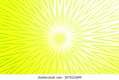 Light Green, Yellow vector background with straight lines. Decorative shining illustration with lines on abstract template. Smart design for your business advert.
