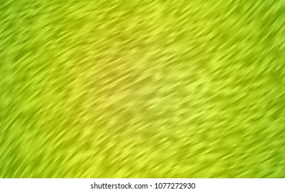 Light Green, Yellow vector background with bent lines. Shining crooked illustration in marble style. A completely new marble design for your business.