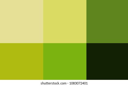 Light Green, Yellow vector background with bright palette. Color palette with set of colors. Pattern for easy creation of leaflets, banners, booklets.