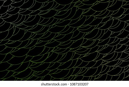 Light Green, Yellow vector  background with bubbles. Beautiful colored illustration with blurred circles in nature style. New design for ad, poster, banner of your website.