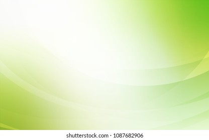 Light Green, Yellow vector background with bubble shapes. An elegant bright illustration with gradient. A completely new memphis design for your business.