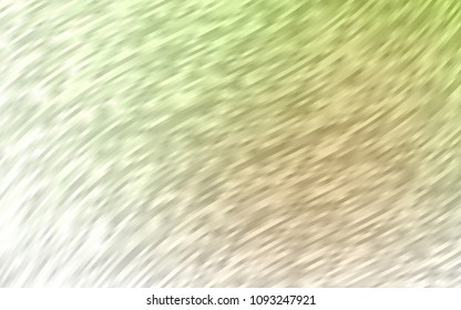 Light Green, Yellow vector background with lava shapes. Glitter abstract illustration with wry lines. A completely new marble design for your business.