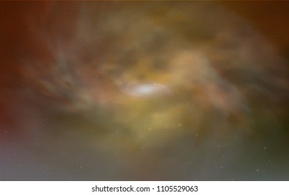 Light Green, Yellow vector background with galaxy stars. Shining illustration with sky stars on abstract template. Pattern for astrology websites.