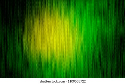 Light Green, Yellow vector background with liquid shapes. Colorful abstract illustration with gradient lines. Marble design for your web site.