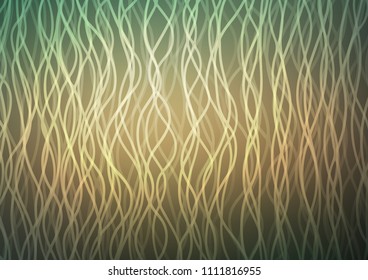 Light Green, Yellow vector background with lamp shapes. An elegant bright illustration with gradient. A completely new marble design for your business.