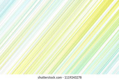 Light Green, Yellow vector background with straight lines. Blurred decorative design in simple style with lines. The pattern can be used for busines ad, booklets, leaflets