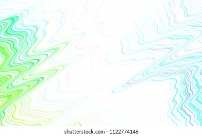 Light Green, Yellow vector background with straight lines. Shining colored illustration with sharp stripes. Pattern for your busines websites.