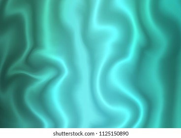 Light Green, Yellow vector background with bent lines. Geometric illustration in marble style with gradient.  Pattern for your business design.