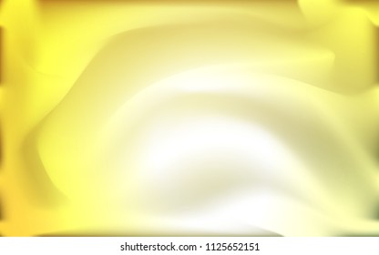 Light Green, Yellow vector background with bubble shapes. Glitter abstract illustration with wry lines. A completely new template for your business design.
