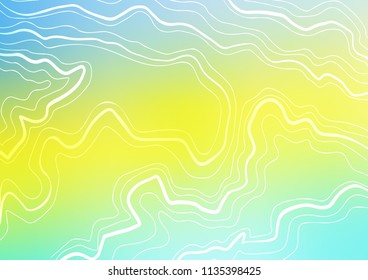 Light Green, Yellow vector background with straight lines. Lines on blurred abstract background with gradient. The pattern can be used for busines ad, booklets, leaflets