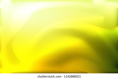 Light Green, Yellow vector background with lamp shapes. Colorful illustration in abstract marble style with gradient. The elegant pattern for brand book.