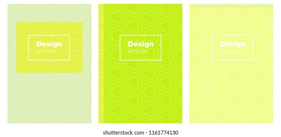Light Green, Yellow vector background for books. Modern abstract design concept with colorful gradient. Pattern for business books, journals.
