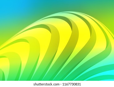 Light Green, Yellow vector background with  lines. Modern geometrical abstract illustration with staves. The pattern can be used for busines ad, booklets, leaflets