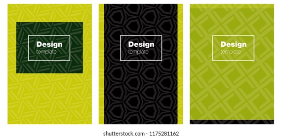 Light Green, Yellow vector background for books. Beautiful colorful sample in abstract style. Completely new template books.