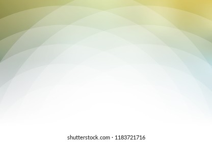 Light Green, Yellow vector background with lamp shapes. An elegant bright illustration with gradient. The elegant pattern for brand book.