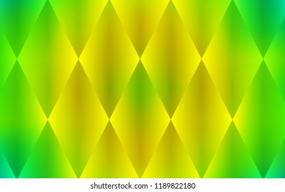 Light Green, Yellow vector background with rectangles. Decorative design in abstract style with rectangles. Best design for your ad, poster, banner.