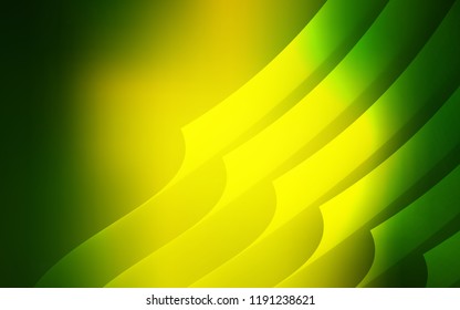 Light Green, Yellow vector background with straight lines. Modern geometrical abstract illustration with Lines. Best design for your ad, poster, banner.