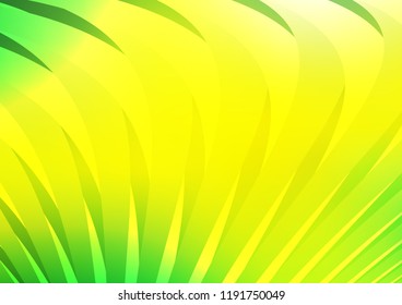Light Green, Yellow vector background with straight lines. Blurred decorative design in simple style with lines. Best design for your ad, poster, banner.