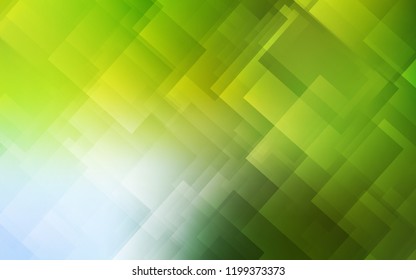 Light Green, Yellow vector background with straight lines. Shining colored illustration with sharp stripes. The pattern for ad, booklets, leaflets.