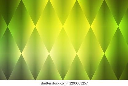 Light Green, Yellow vector background with rectangles. Glitter abstract illustration with rectangular shapes. Pattern can be used for websites.